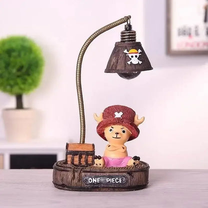 Luffy Desktop Night Light: Adorable Anime Decor for Office & Home – Perfect Gift for Fans!