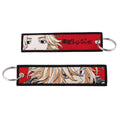 Anime Embroidered Keychain