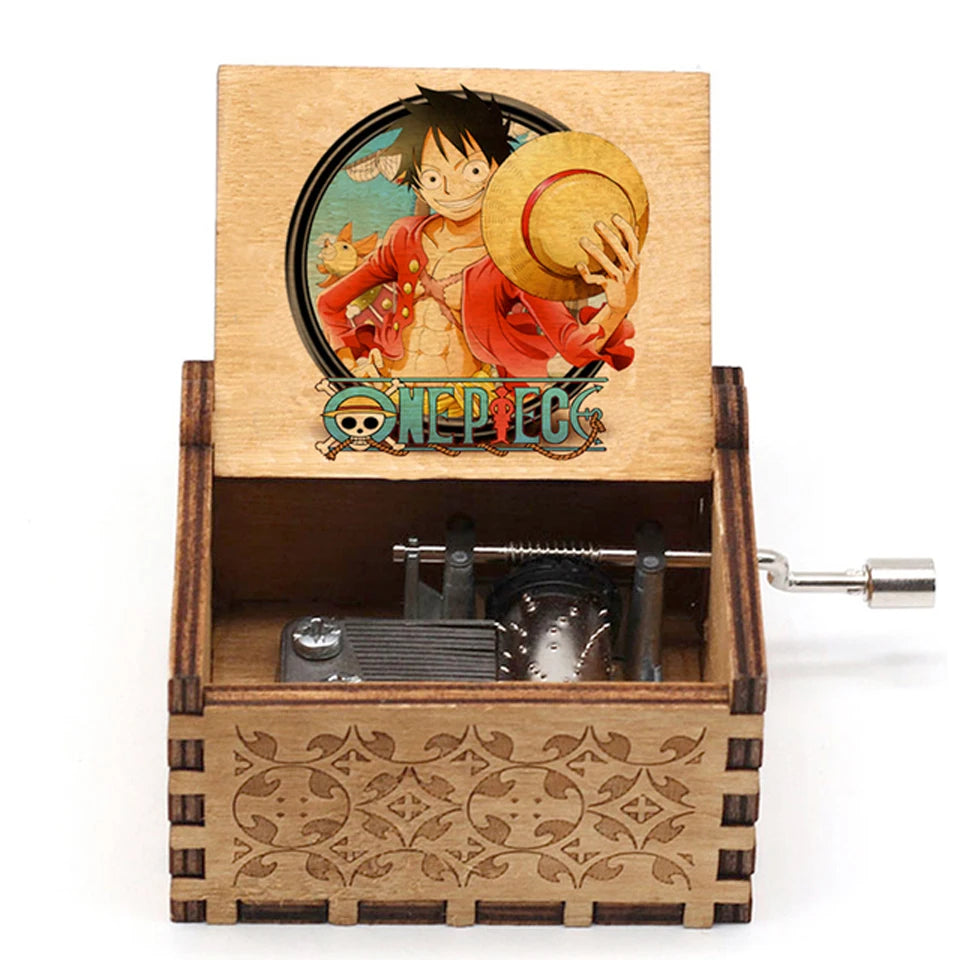 Anime Art Hand-Cranked Music Box