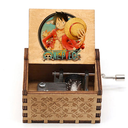 Anime Art Hand-Cranked Music Box