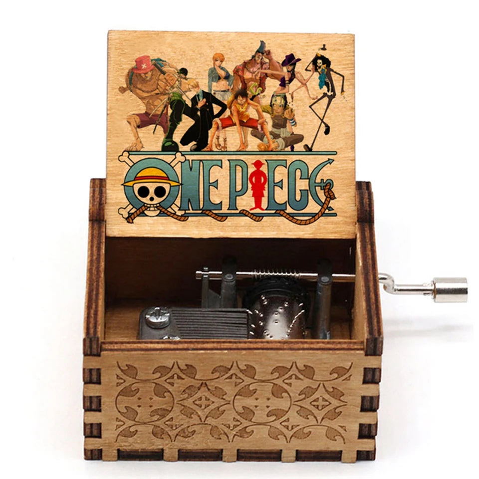 Anime Art Hand-Cranked Music Box