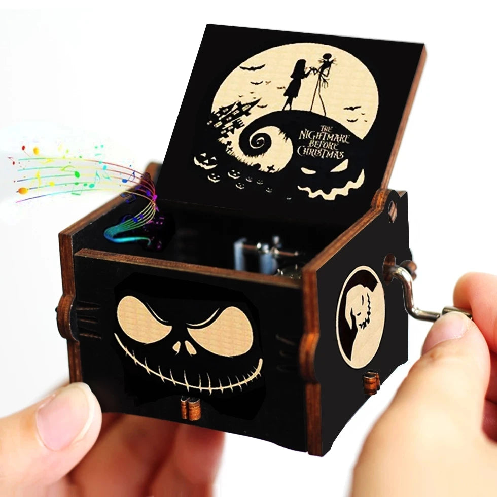 Anime Art Hand-Cranked Music Box
