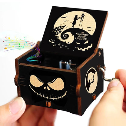 Anime Art Hand-Cranked Music Box