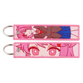 Anime Embroidered Keychain