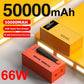 66W 50,000mAh Super Fast Charging Power Bank for iPhone and Android 