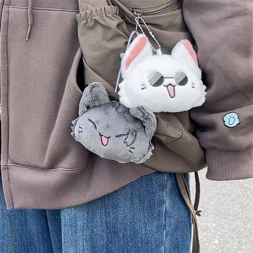 Anime Keychain Geto Suguru and Satoru Gojo Plush Cosplay Doll Pendant Keyrings Accessories Key Chains Fans Gifts