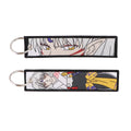 Anime Embroidered Keychain