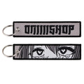 Anime Embroidered Keychain