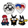Cute Cat Enamel Pin Anime Movie Badges on Backpack Manga Brooch Set Hat Lapel Pins Cartoon Jewelry Cosplay Accessories Toys Gift