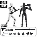 13 Action Figure Titan Multi-Jointed Movable Shapeshift Robot T13 Action Mannequin Character and Dog Figure Toys Gifts for Kids
