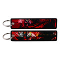 Anime Embroidered Keychain