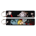 Anime Embroidered Keychain