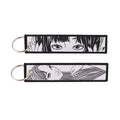 Anime Embroidered Keychain