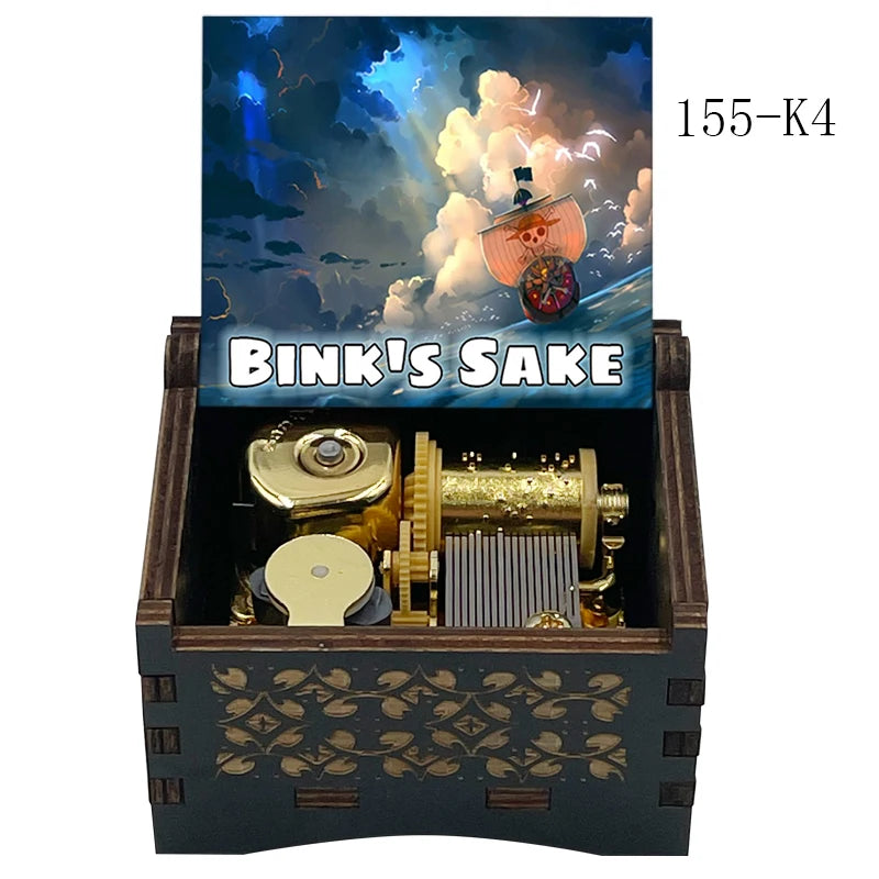 Bink's Melody Anime Music Box – Silver/Gold Gift for Fans