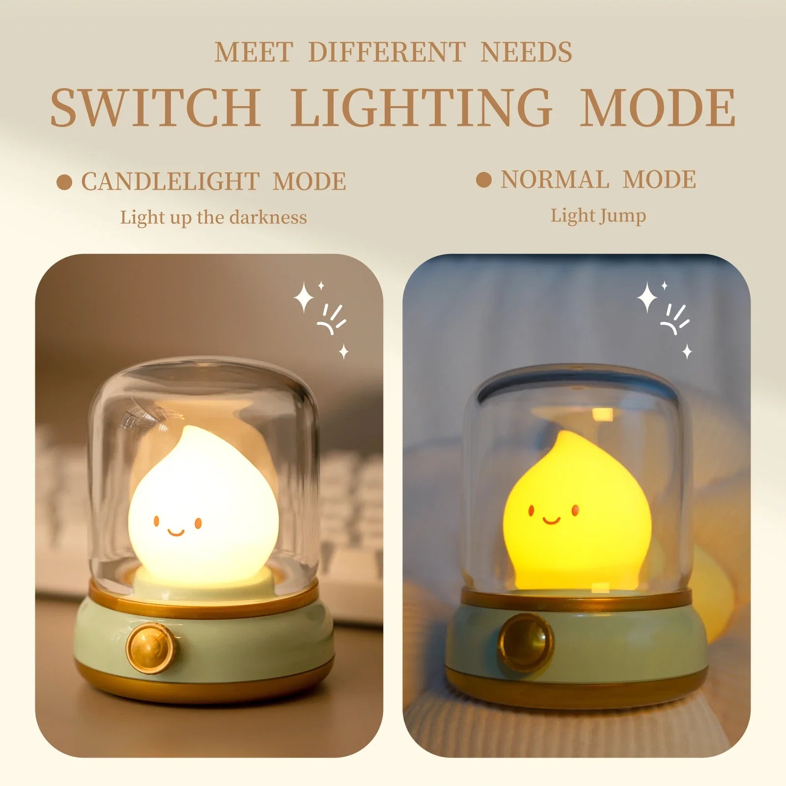 Light Up Your Halloween: Adorable Ghost Campfire Night Light with Dimmable Flame – Perfect for Spooky Nights!