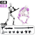 13 Action Figure Titan Multi-Jointed Movable Shapeshift Robot T13 Action Mannequin Character and Dog Figure Toys Gifts for Kids