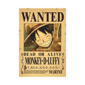 One Piece Anime Bounty Wanted Posters 